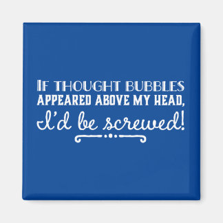 Thought bubbles magnet