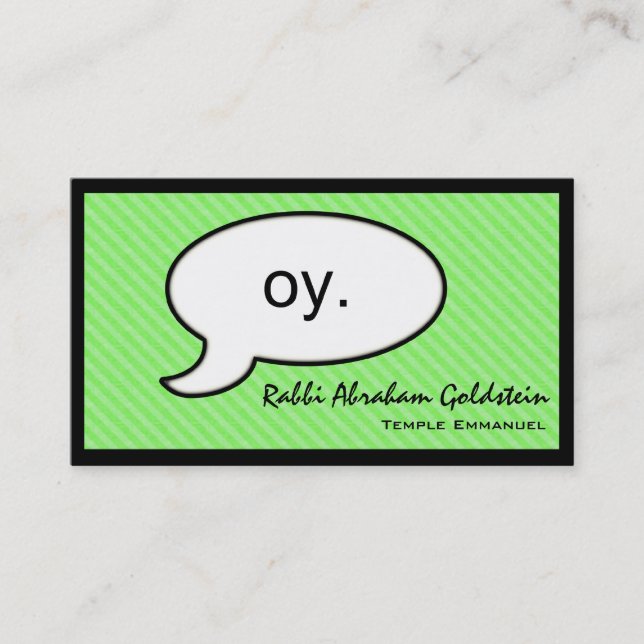 Thought Cloud Oy Rabbi Business Card (Front)