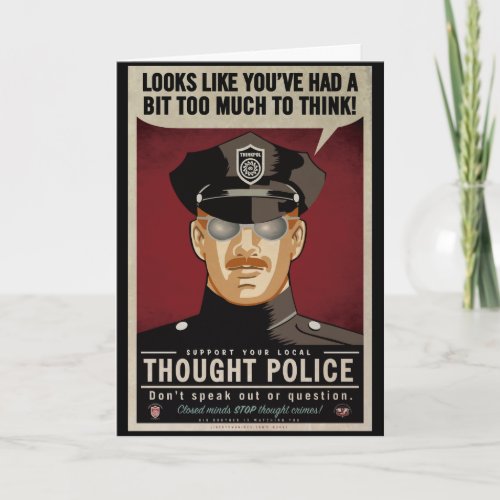 Thought Police Card
