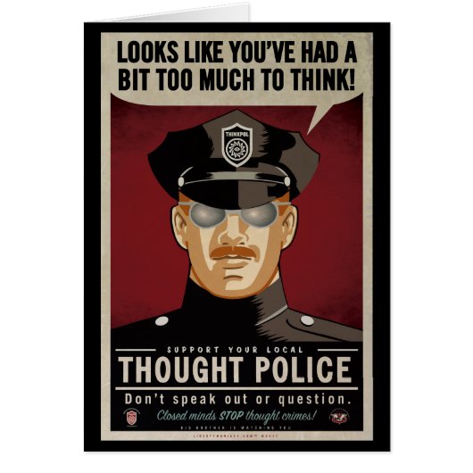 Thought Police Cards (Front)