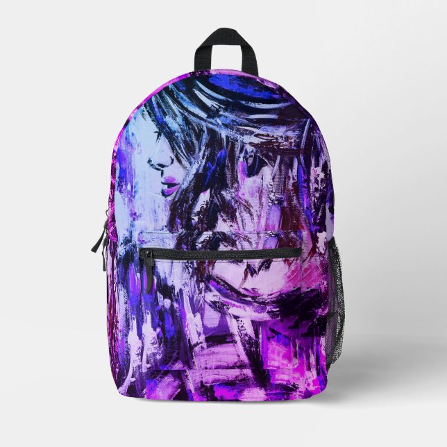 Thought Printed Backpack (Front)