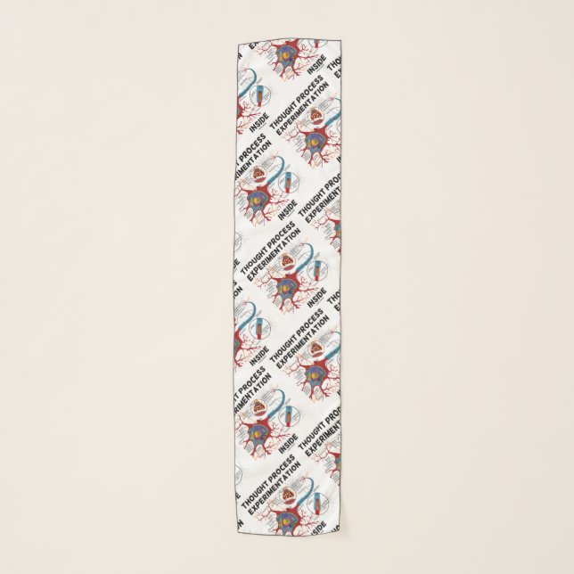 Thought Process Experimentation Inside Neuron Scarf (Front)