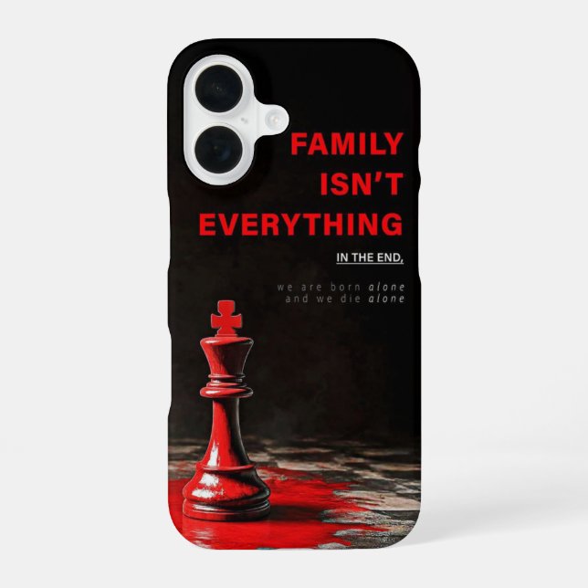 Thought-Provoking Chess Quote Phone Case (Back)