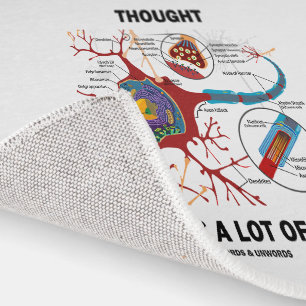 Thought Requires A Lot Of Nerve Neuron Synapse Rug