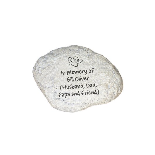Thoughtful Engraved Family Member Memorial Garden (Front)