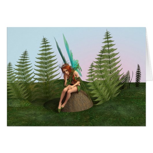 Thoughtful Fairy Cards (Front Horizontal)
