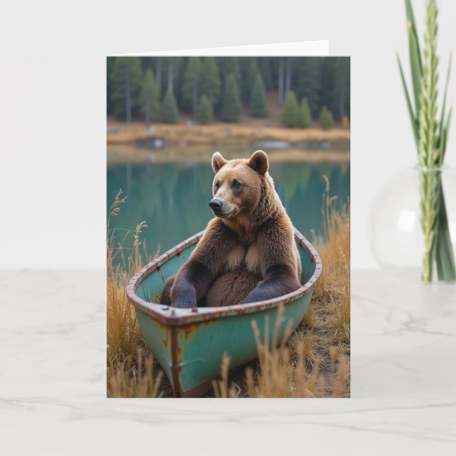 Thoughtful Fathers Day Animal Card (Front)