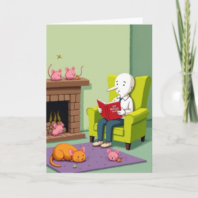 Thoughtful Fathers Day Scene Card (Front)
