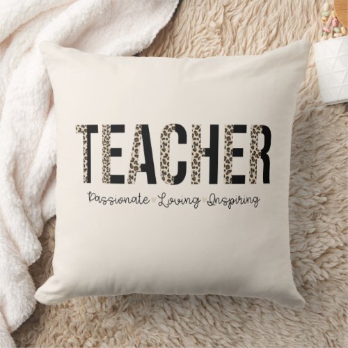 Thoughtful Gift for Educators Throw Pillow
