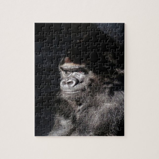 Thoughtful  Gorilla Jigsaw Puzzle (Vertical)