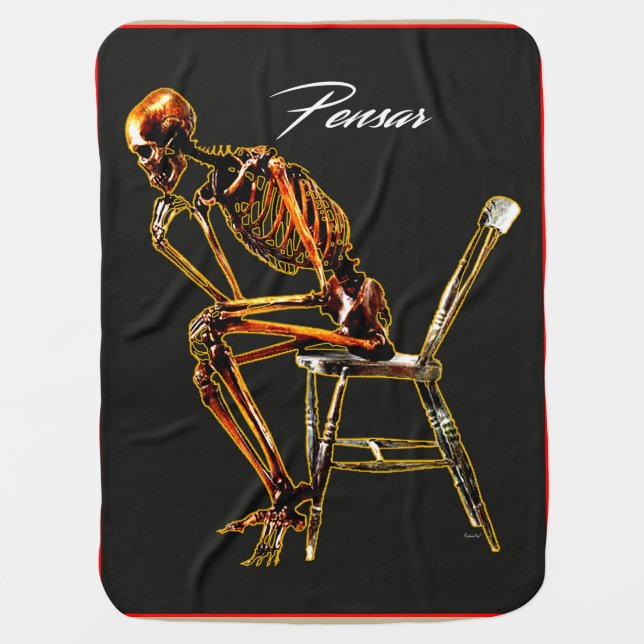 Thoughtful Minimalism Meets Cultural Depth Baby Blanket (Front)