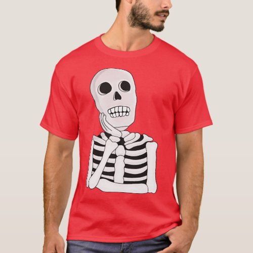 Thoughtful Skull T_Shirt