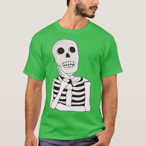 Thoughtful Skull T_Shirt