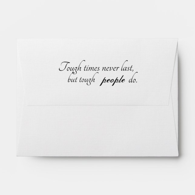 Thoughtful Sympathy Envelope for Grieving Friend (Back (Top Flap))