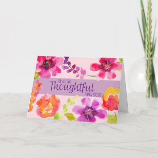 Thoughtful Thank You Card