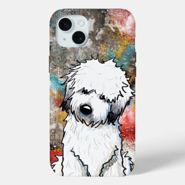 Thoughtful Wheaten iPhone Case (Back)