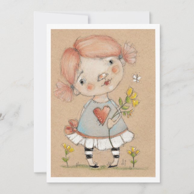 Thoughtful You - Frame-able Notecard/Print Invitation (Front)