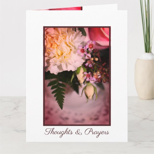 Thoughts And Prayers Card (Front)