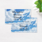 Thoughts Become Things Positive Themed Card (Desk)