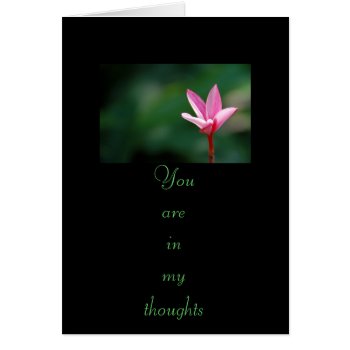 Thoughts Card by pulsDesign at Zazzle
