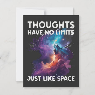 Thoughts Have No Limits Note Card