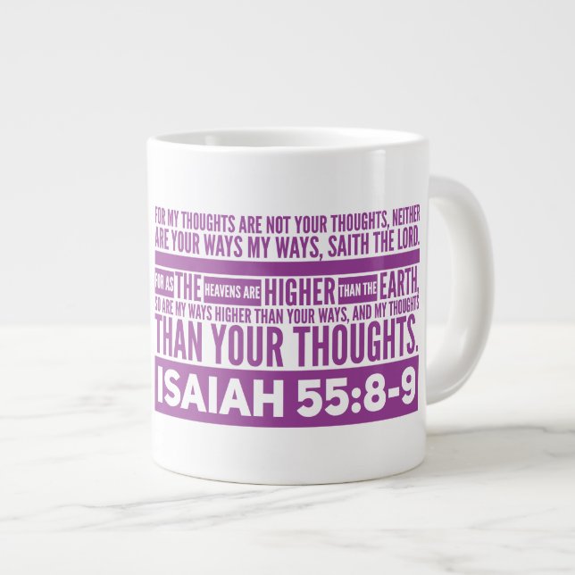 Thoughts  Jumbo Mug (Front Right)