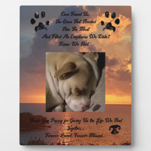 Thoughts of A Loved Pet Plaque