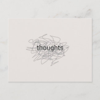 Thoughts Postcard
