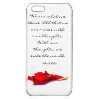Thoughts World Buddha Quote iPhone 5C Case