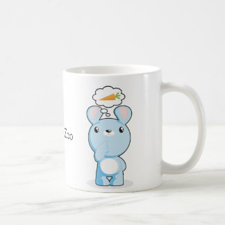 Thoughtul & Hungry Bunny Mug