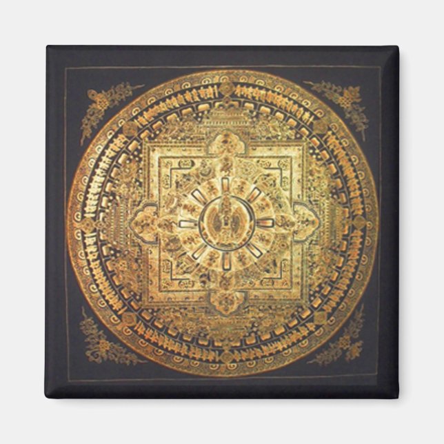 Thousand-Armed Avalokiteshvara Mandala Magnet (Front)