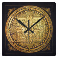 Thousand-Armed Avalokiteshvara Mandala Wall Clock