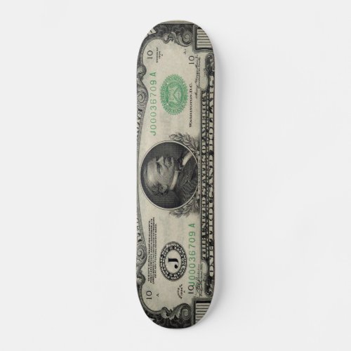 Thousand Dollar Bill Money Currency Skateboards