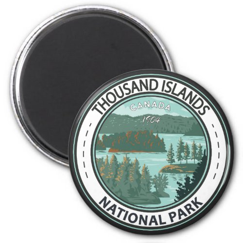 Thousand Islands National Park Canada Badge Magnet