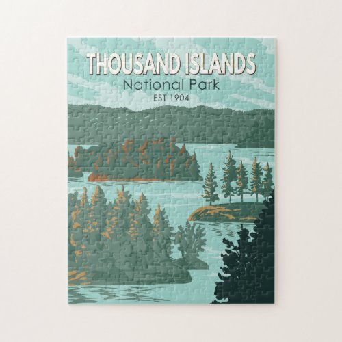 Thousand Islands National Park Canada Vintage Jigsaw Puzzle