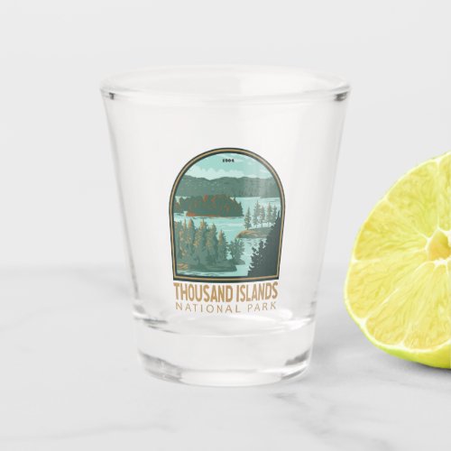 Thousand Islands National Park Canada Vintage Shot Glass