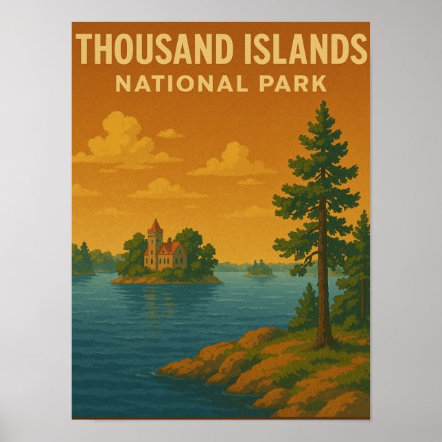 Thousand Islands National Park Poster (Front)