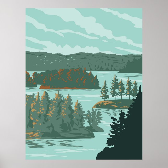 Thousand Islands National Park Poster (Front)