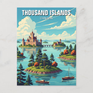 Thousand Islands Ontario Canada Postcard