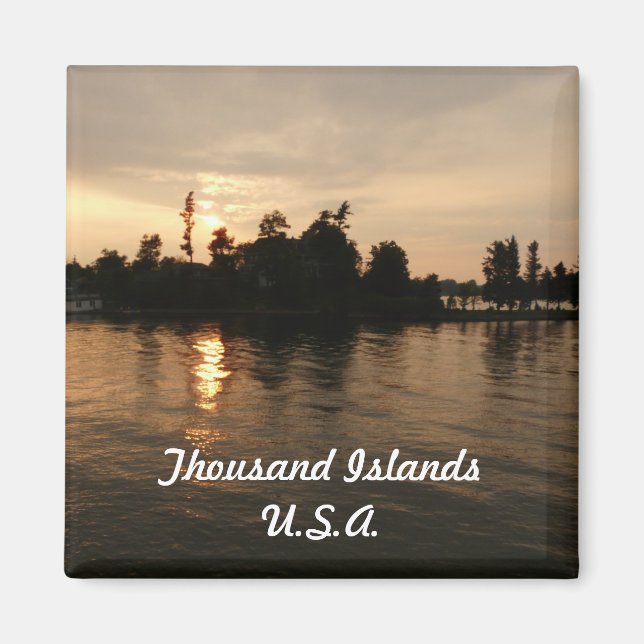 Thousand Islands U.S.A. magnet (Front)