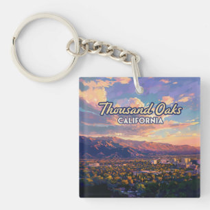Thousand Oaks California Los Angeles Ventura Keychain