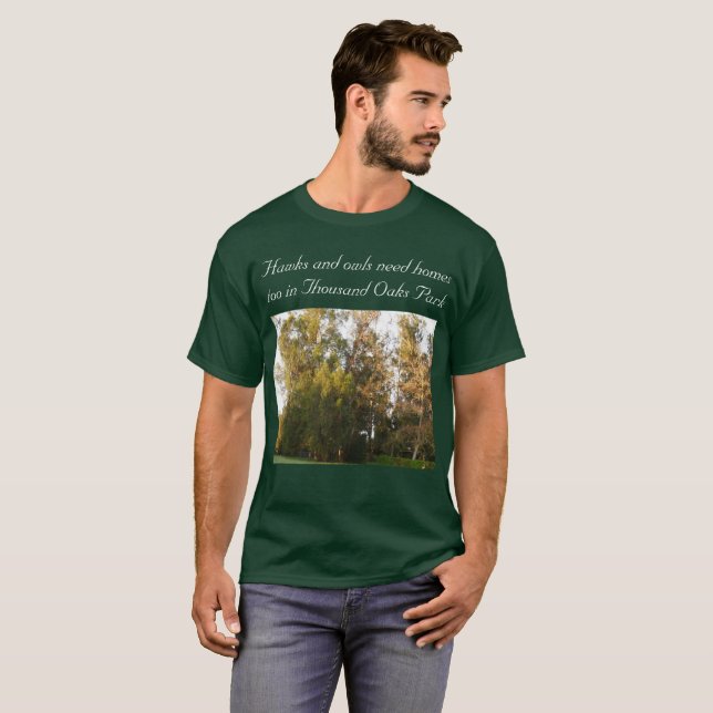Thousand Oaks golden forest habitat T-Shirt (Front Full)