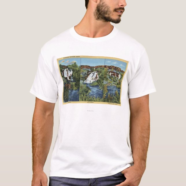 Thousand Springs, ID - Juniper, Wing, and Minnie T-Shirt (Front)