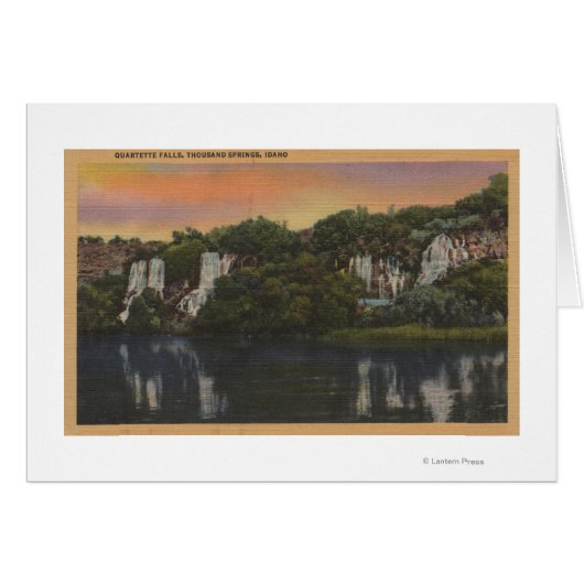 Thousand Springs, IDView of Quartette Falls Cards (Front Horizontal)
