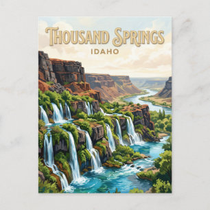 Thousand Springs State Park Hagerman Postcard