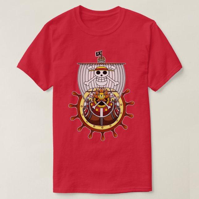 Thousand Sunny Pirate Ship T-Shirt (Design Front)