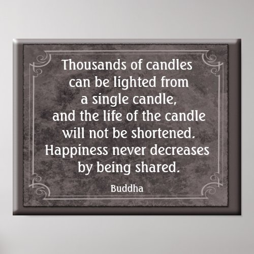 Thousands of Candles _ Buddha _ Art Print