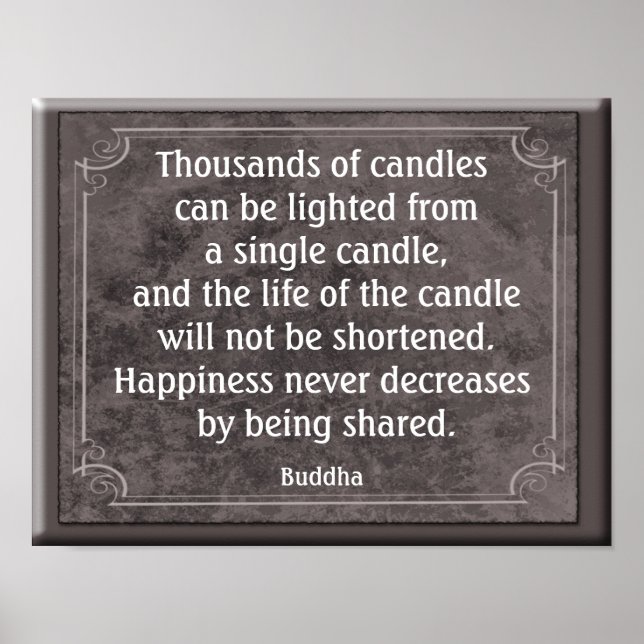 Thousands of Candles - Buddha - Art Print (Front)
