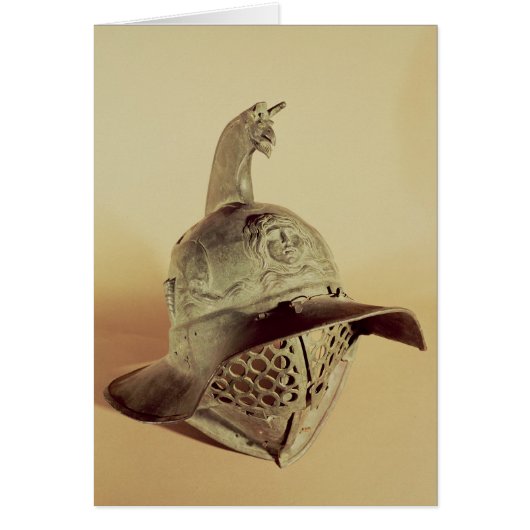 Thracian gladiator's helmet cards (Front)