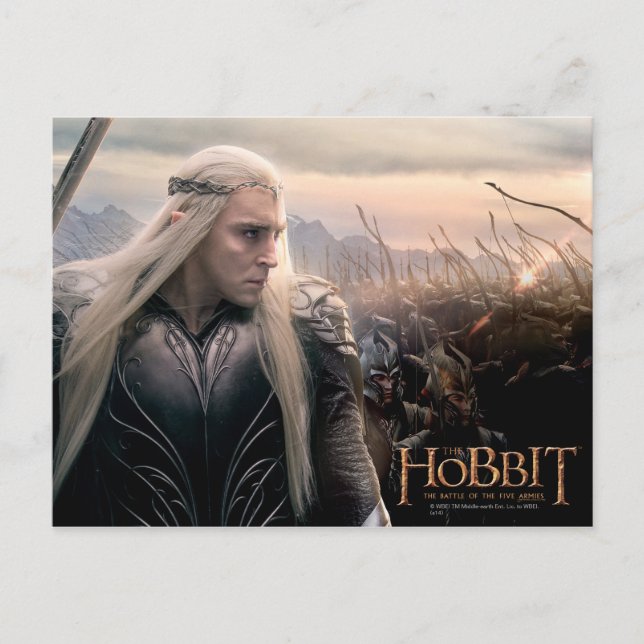 Thranduil Leading Army Postcard (Front)